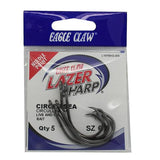 Lazer Circle Offset, Size 6-0, Black, Per 5