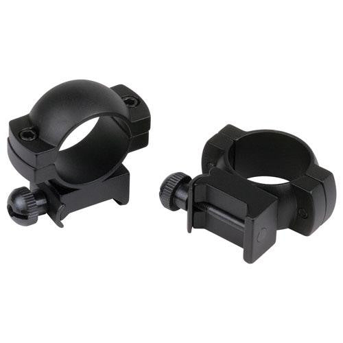 Aluminum Ring Pair - 1" Main-Tube, High, Matte Black