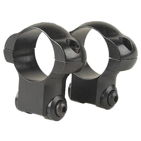 Aluminum Ring Pair - Ruger 77, 30mm, High, Matte Black