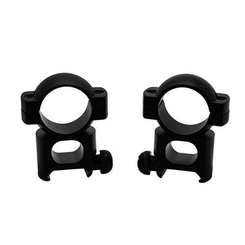 Mount Ring Pair - See-Thru-, Matte Black