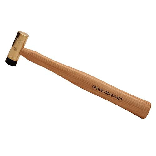 Delrin Tipped Brass Hammer - 4 oz