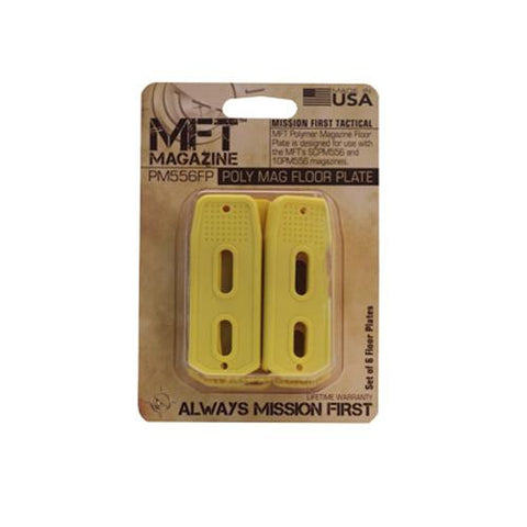 Polymer Mag Floor Plate - Yellow, Per 6