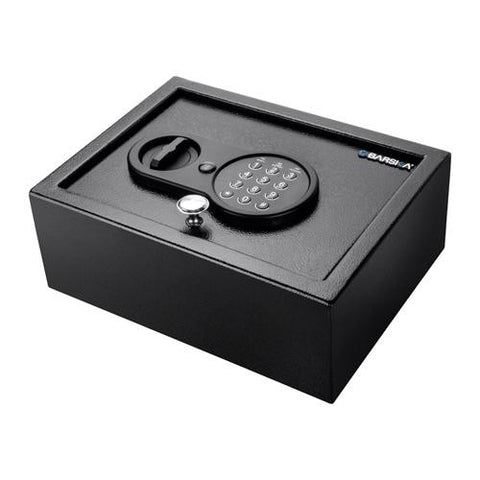 Keypad Safe - Top Open, 031 Cubic Feet, Black