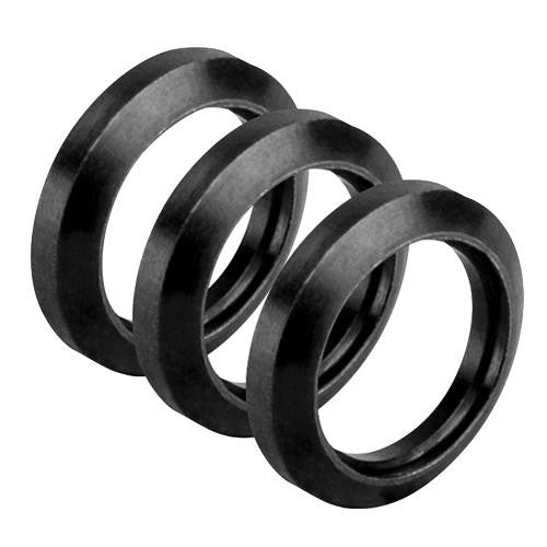 AR15-M4 Muzzle Crush Washers, Black, 3 Pack