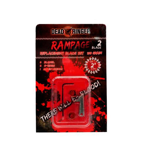 Replacement Blades - Rampage, 2 Blade, 100 Grains, 2" Blade