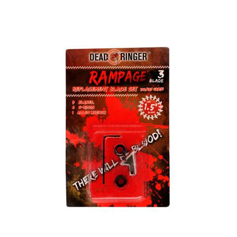 Replacement Blades - Rampage 3, 100-125 Grains