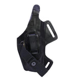 Fast Draw 5 Way Leather Shoulder Holster - Smith & Wesson  M&P with 4 1-4" Barrel, Black, Right Hand