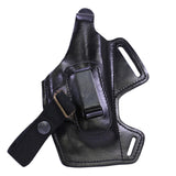 Fast Draw 5 Way Leather Shoulder Holster - Smith & Wesson M&P Shield, Black, Right Hand