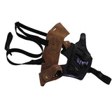 Fast Draw 5 Way Leather Shoulder Holster - Glock 30, Right Hand, Black