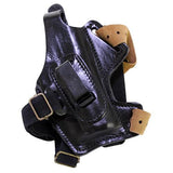 Fast Draw 5 Way Leather Shoulder Holster - Glock 30, Right Hand, Black