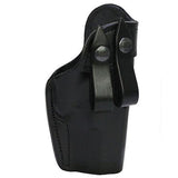 Inner Waistbane Leather Holster with Belt Loops - Glock 30, Black, Right Hand