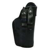 Inner Waistbane Leather Holster with Belt Loops - Taurus 24-7 with 4" Barrel, Black, Right Hand