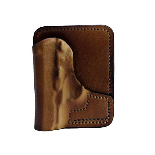 Back Pocket Leather Holster - Colt Mustang, Brown, Right Hand