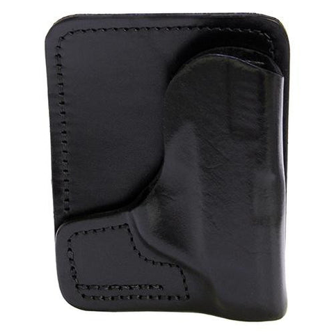 Back Pocket Leather Holster - Taurus TCP, Black, Left Hand