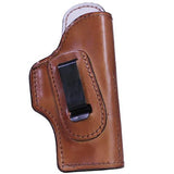 IWB Leather Holster with Teflon Lining - Sig Sauer P226, Brown, Right Hand