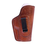 IWB Leather Holster with Teflon Lining - S&W 99, Up to 4"-5" Barrel, Brown, Right Hand