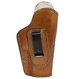 Inner Waistband Leather Holster - Jericho-Baby Eagle Full Size with Rails, Brown, Right Hand