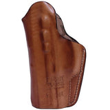 Inner Waistband Leather Holster - Taurus 24-7 with 4" Barrel, Brown, Right Hand