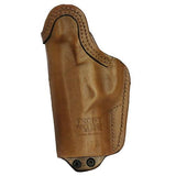 Inner Waistband Tuckable Leather Holster - Beretta PX4  with 4" Barrel, Brown, Right Hand