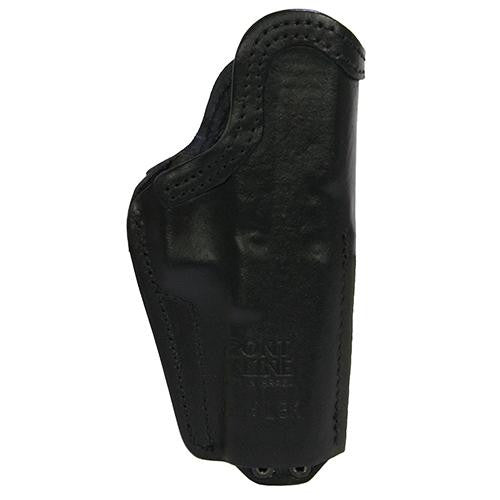 Inner Waistband Tuckable Leather Holster - Glock 20-21, Black, Left Hand