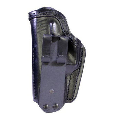 Inside Waistband Tuckable Leather Holster - H&K P30, Black, Left Hand