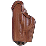 Inner Waistband Tuckable Leather Holster - Sig Sauer P239, Brown, Right Hand