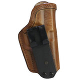 Inner Waistband Tuckable Leather Holster - Sig Sauer P228, Brown, Right Hand