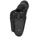 Inside Waistband Tuckable Leather Holster - Jericho-Baby Eagle Full Size with Rails, Black, Right Hand