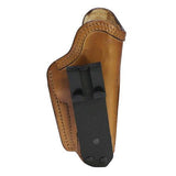 Inside Waistband Tuckable Leather Holster - Jericho-Baby Eagle Full Size with Rails, Brown, Right Hand