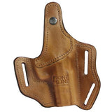 Multi Purpose Pancake Leather Holster - CZ 75D Compact, Brown, Right Hand