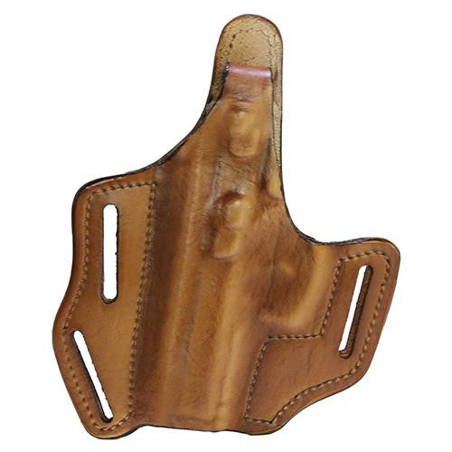 Multi Purpose Pancake Leather Holster - CZ 75D Compact, Brown, Right Hand