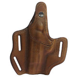 Multi Purpose Pancake Leather Holster - CZ 75, Brown, Right Hand