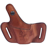 Fast Draw Belt Slide Leather Holster - Glock 17-22-31, Brown, Right Hand