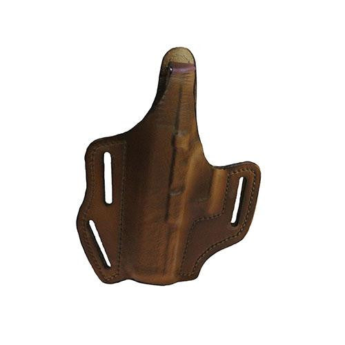 Multi Purpose Pancake Leather Holster - Glock 17-22-31, Brown, Left Hand