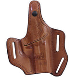 Molded Polymer Paddle Holster - Glock 19-23-32, Brown, Left Hand