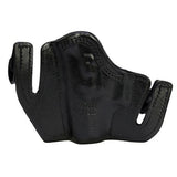 Tuckable Open Top Leather Holster - Smith & Wesson 69, Black, Right Hand