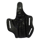 Multi Purpose Pancake Leather Holster - CZ SP01 Shadow, Black, Left Hand