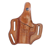 Multi Purpose Pancake Leather Holster - Sig Sauer P250, Brown, Right Hand