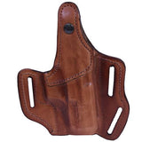 Multi Purpose Pancake Leather Holster - Walther P99-PPQ, Brown, Left Hand