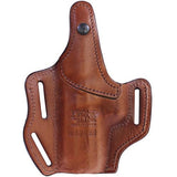 Multi Purpose Pancake Leather Holster - Jericho-Baby Eagle Polymer PL, Brown, Right Hand