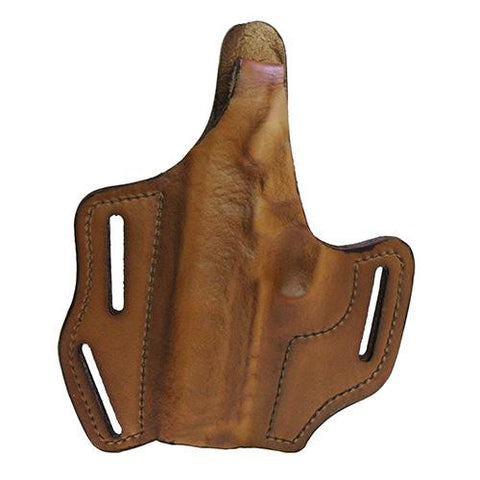 Multi Purpose Pancake Leather Holster - 1911 Colt Commander, Brown, Left Hand