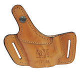 Fast Draw Belt Slide Leather Holster - Walther PPX, Brown, Right Hand