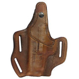 Multi Purpose Pancake Leather Holster - Springfield XD with 3" Barrel, Brown, Right Hand