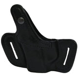 Fast Draw Belt Slide Leather Holster - Beretta PX4 with 4" Barrel, Black, Right Hand