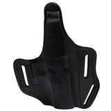 Multi Purpose Pancake Leather Holster - Glock 30, Black, Right Hand