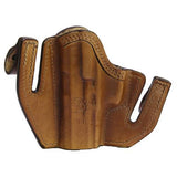 Tuckable Open Top Leather Holster - Taurus 24-7 with 4" Barrel, Brown, Right Hand