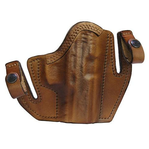 Tuckable Open Top Leather Holster - Taurus 24-7 with 4" Barrel, Brown, Right Hand