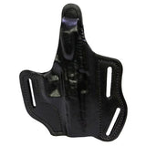 Multi Purpose Pancake Leather Holster - CZ 75 P07 Duty, Black, Right Hand