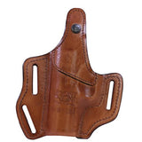 Multi Purpose Pancake Leather Holster - Caracal, Brown, Right Hand