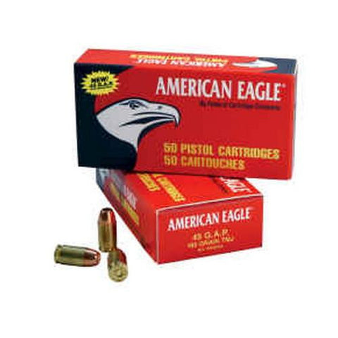 45 Glock Automatic - American Eagle, 185 Grains, Total Metal Jacket, Per 50